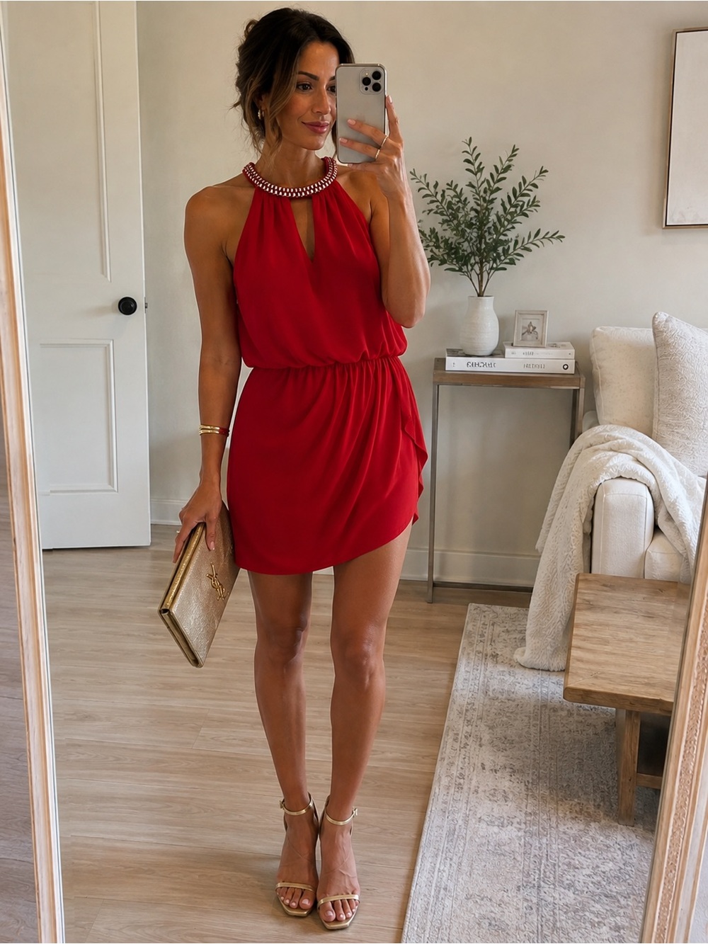 A. Byer Red Dress vintage Y2K